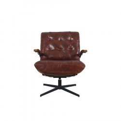 Princeton Leather Swivel Chair